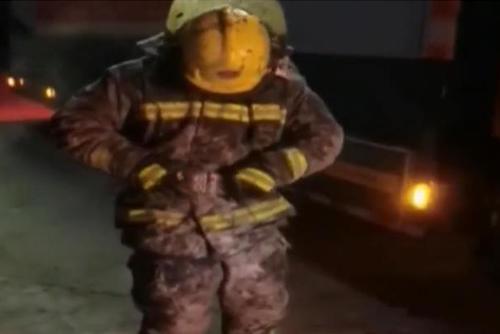 消防员战斗服变身
