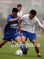 图:2002年 李宁杯 北京业余足球联赛开赛