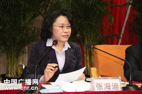 中国残联主席张海迪:推动孤独症服务事业进步