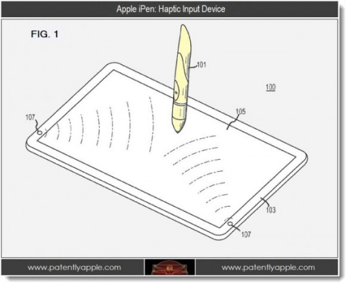 苹果申请iPen触控笔专利 适用于iPad、iPhone
