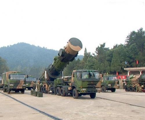 英媒:中国试射最强DF41洲际导弹 能带10枚核