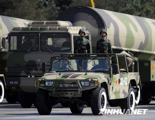 解放军少将回应中国试射东风41洲际导弹传言