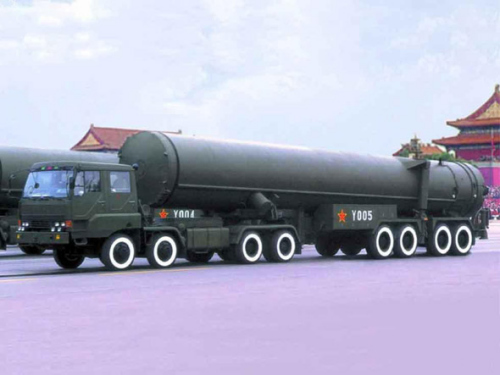 外媒:中国近期第4次试射洲际导弹 美国全程监