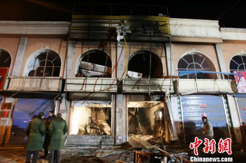 寿阳县喜羊羊火锅店爆炸图片
