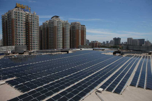 宜家-汉能太阳能屋顶电站并网发电项目正式启