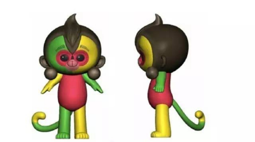 猴年春晚吉祥物“康康”3D造型