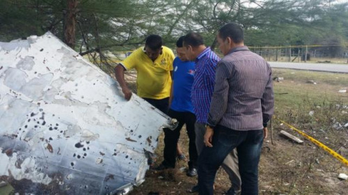 马来西亚出现疑似飞机残骸物体 民航局展开调查
