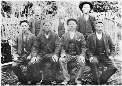  1860年前后在新西兰的中国淘金工人