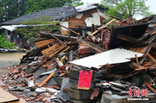 日本熊本地震过去两月 灾民生活仍成问题