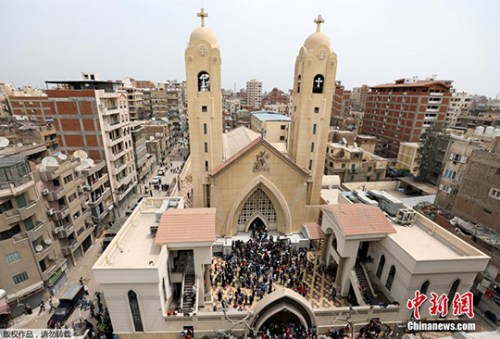 埃及两所教堂发生爆炸 已造成至少32人死亡