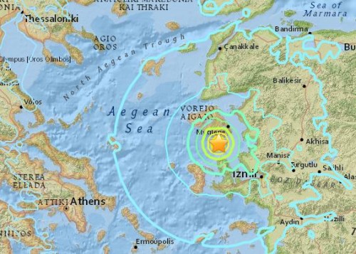 爱琴海地震希腊土耳其多地震感强烈尚无人员伤亡消息
