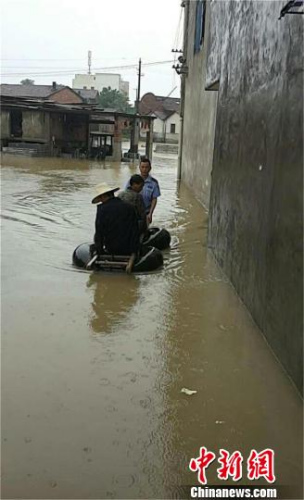 湖北北部地区雨水暂歇南部强降雨持续