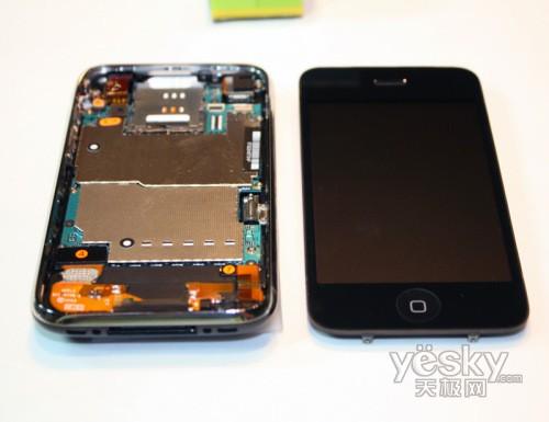 搭载720p高清部件 苹果iPhone3GS手机拆解