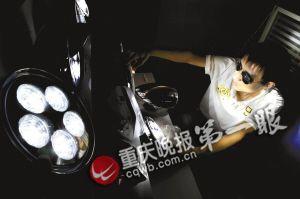 重庆摩帮改进车灯 新型LED能否用在摩托车上