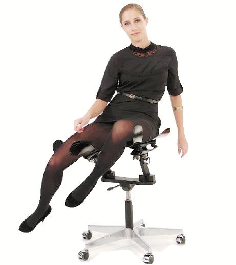 奇妙办公健康椅:可调整坐姿 影响心情(图)