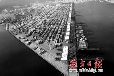 深圳港集装箱吞吐量连续3年超2000万标箱
