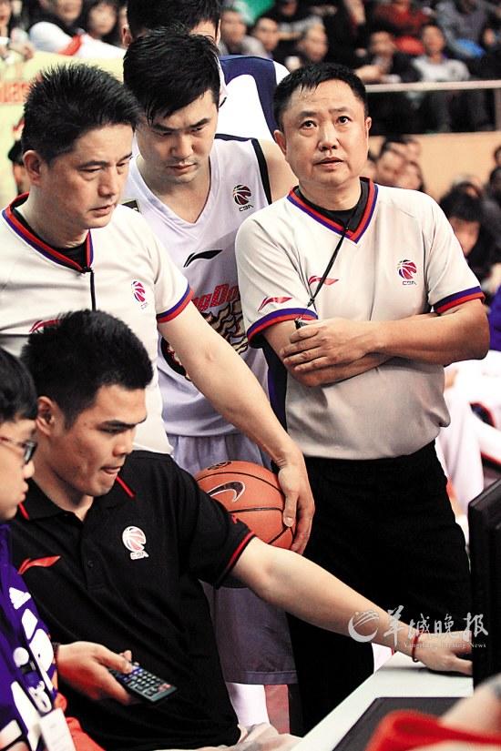 总决赛预演广东克山东 录像回放确定刘晓宇绝