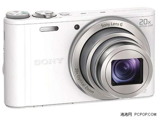 索尼WX300 数码相机 白色(1820万像素 3英寸液晶屏 20倍光学变焦 WiFi传输)数码相机 