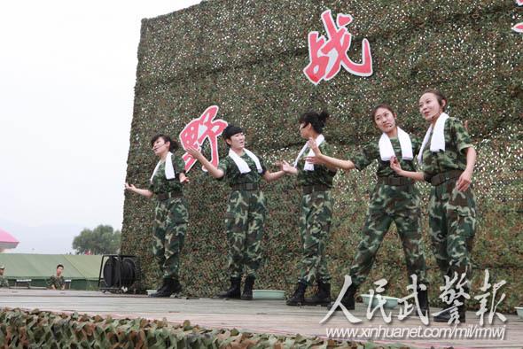 武警8650部队野战舞台文化活动激发战斗热情