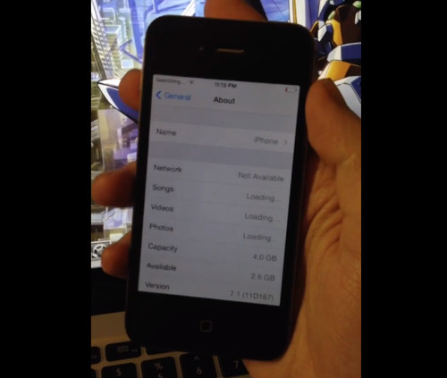 iPhone4先尝 首个iOS7.1越狱视频放出