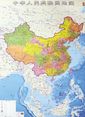 大幅面全开中国竖版地图问世并发行(图)