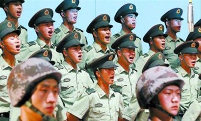 上海警备区与驻沪部队举办军歌歌咏比赛(图)