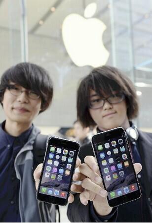 iPhone6日本首发引抢购热潮