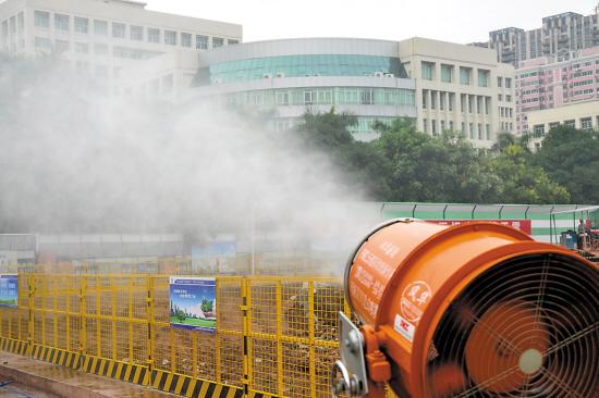 广州4个工地安装在线扬尘监测仪 24小时监测扬