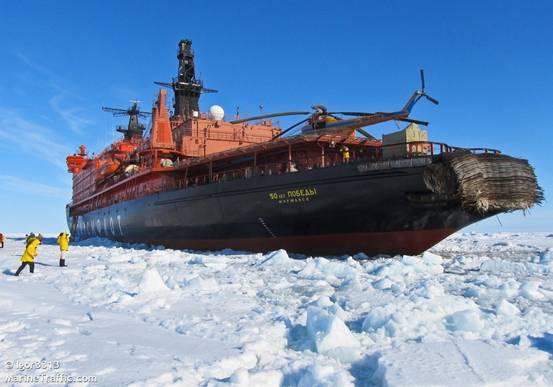 俄打造全球最大核动力破冰船与西方争夺北极(