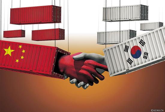 商务部:中韩自贸协定将拉动中国GDP增长0.34