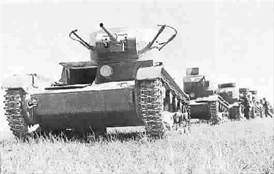 Secret China's first mechanical divisions: Soviet made tank thrashing Japanese (Figure)