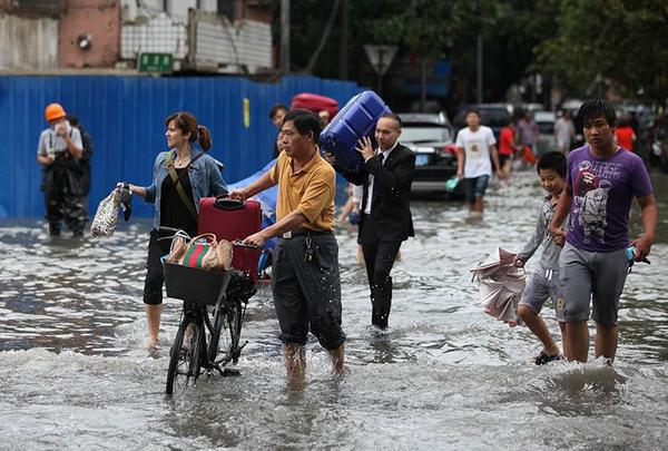 Typhoon Dujuan go far Zhejiang Sheng Fangzhi flood emergency response tune for grade IV