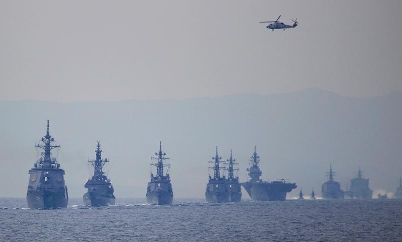 日本有人主张效仿美国派军舰闯中国南海岛礁领