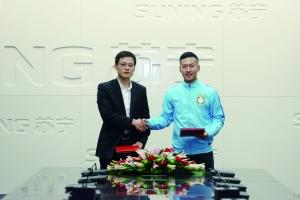 Suning formal contract Wuxi won the club top salary for Jiangsu battles five years
