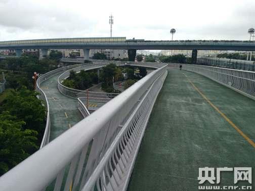 探访厦门全球最长、中国首条“空中自行车道”(图)