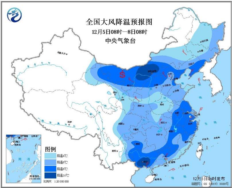 强冷空气再度影响全国 南方地区多雨雪天气