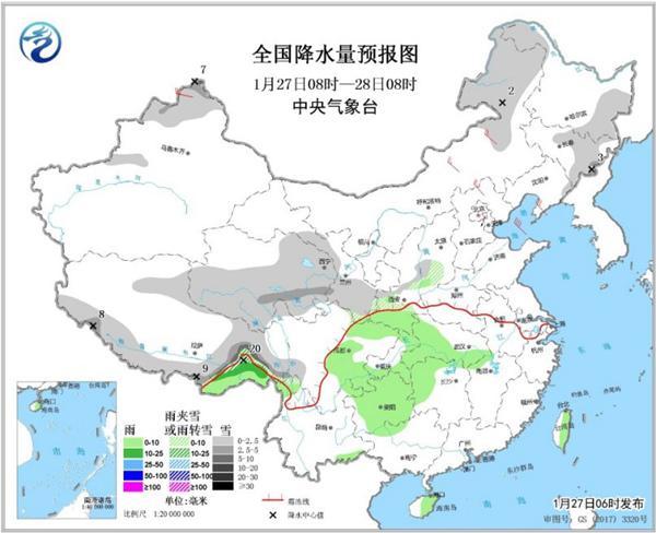 南方阴雨范围扩大 下周冷空气频繁影响中国