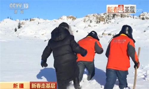 【新春走基层】新疆：北疆雪域供电人