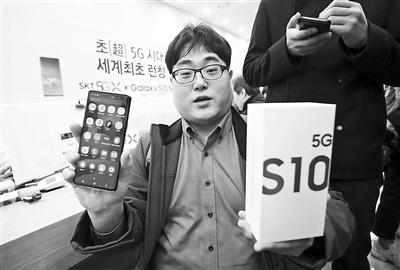 韩国大众开始用5G手机网络