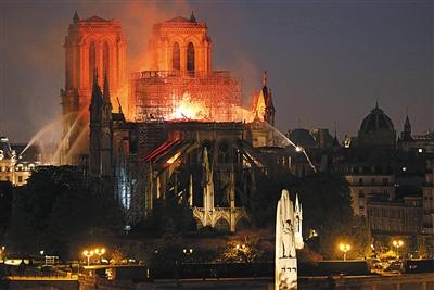 巴黎圣母院火灾初步排除人为纵火