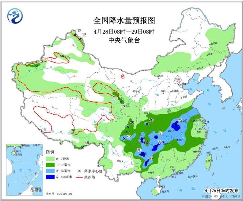 中东部地区将有较强降雨过程 京津冀现小到中雨