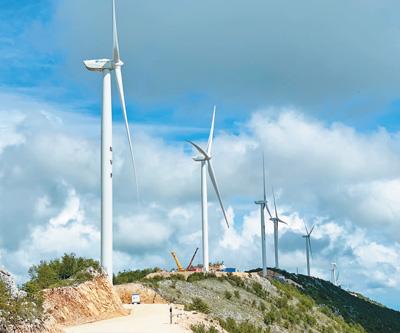 中企参与的黑山莫祖拉风电站项目投入试运营
