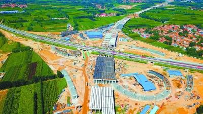北京新机场北线高速廊坊段竣工在望