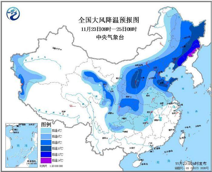 明起中东部重启“速冻”模式 长江中下游旱区迎喜雨