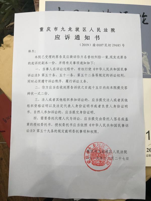 林木回应重大博物馆捐赠者吴应骑起诉：赝品与假画是实质