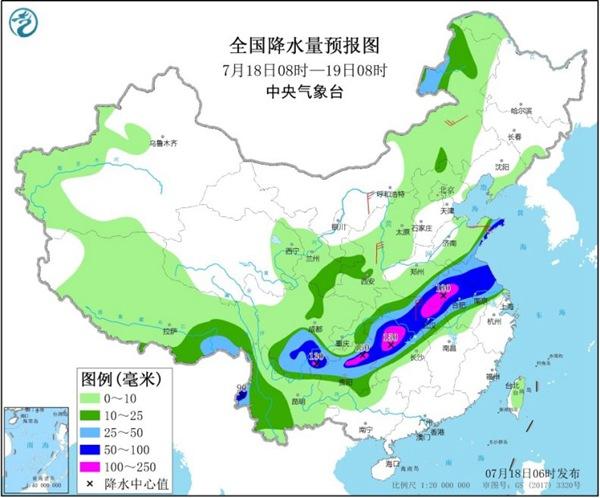 长江流域强降雨周末不停歇 【8省区】高温持续