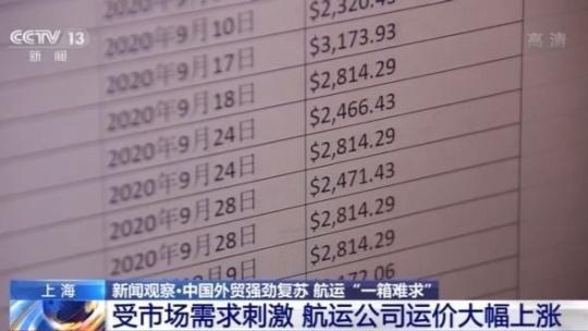 贸易回暖“一箱难求” 上海港集装箱吞吐量刷新月度纪录