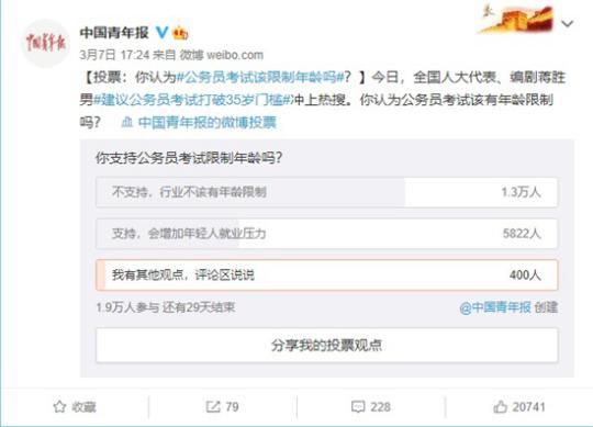 公务员考试该限制年龄吗 代表建议引发“35岁现象”大讨论