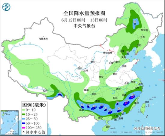 南方强降雨再起暴雨成片局地大暴雨 华北东北多雷雨