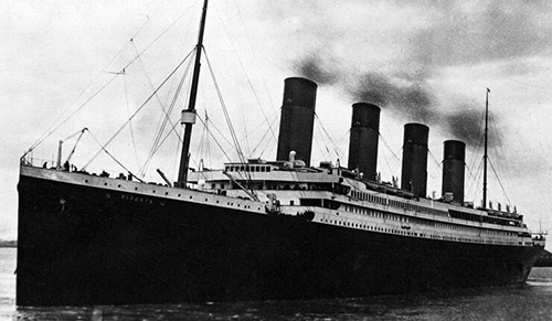 “泰坦尼克号”游轮菜谱拍出59万元高价（图）